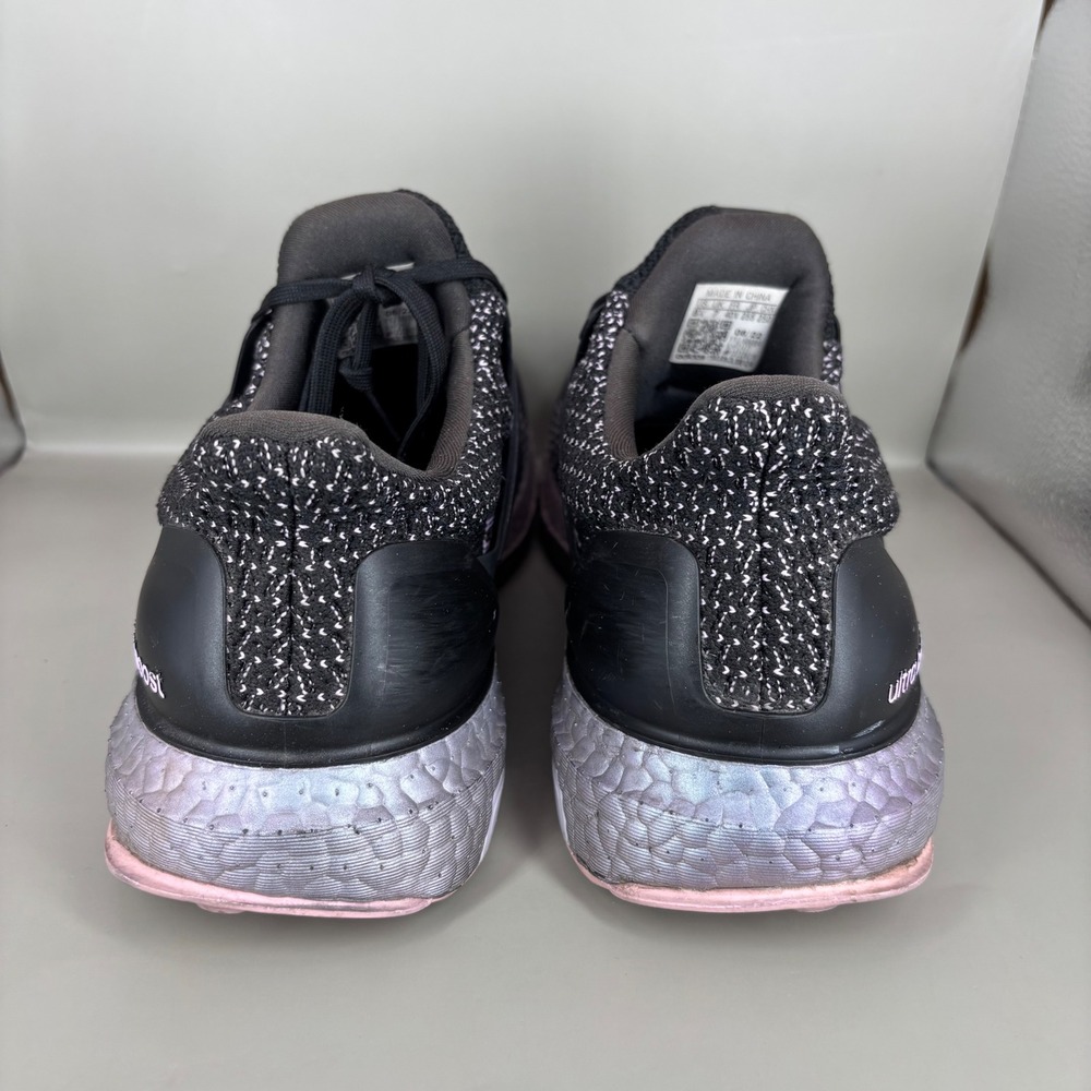 Adidas Ultraboost 5.0 DNA Black Beam Pink Running Shoes HP2477 Womens 8.5 - Picture 4 of 7